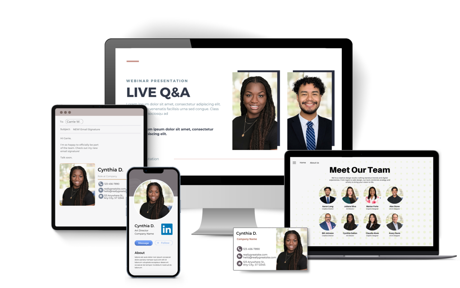 Professional Virtual Headshots for Teams | Capturely