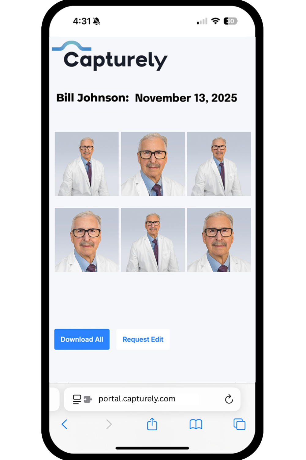 Receive your images